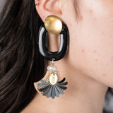 ORVAL RATTAN EARRING