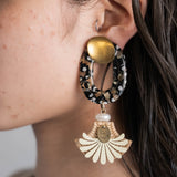 ORVAL RATTAN EARRING