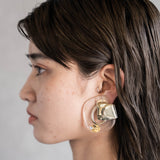 FOOP CLEAR EARRING