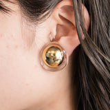 DOME CLEAR EARRING/PIERCE