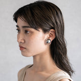 DOME CLEAR EARRING/PIERCE