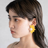 FLOWER PEARL EARRING/PIERCE