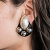 PEARL STUDS EARRING/PIERCE
