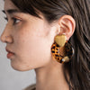 LEOPARD HEART EARRING/PIERCE