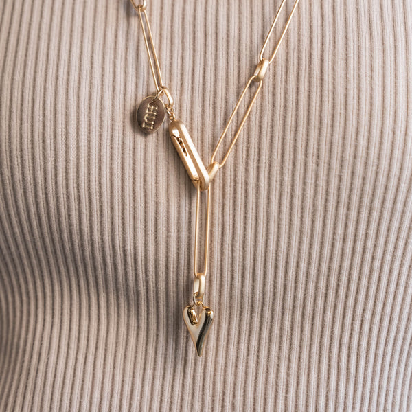 HEART TOP CHAIN NECKLACE