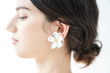 MAT FLOWER EARRING