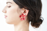 MAT FLOWER EARRING