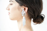 FEATHER EARRING/PIERCE