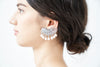 FRINGE PEARL EARRING