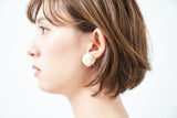 FOIL PEARL EARRING/PIERCE